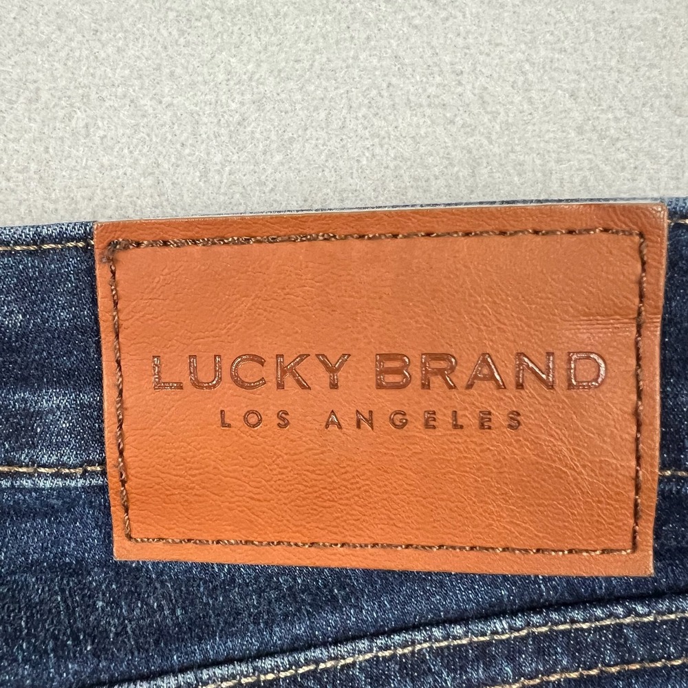 Lucky Brand Womens 8/29 Blue Ava Super Skinny Ankle Mid Rise Denim Jeans - Picture 8 of 9